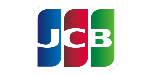 Three colour Blue, Red, Green cutting from mid and making word JCB