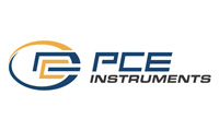 Logo of PCE Instrument with word PCE INSTRUMENT, PCE in Blue and Instrument in black